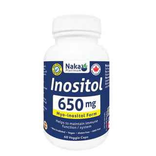 Naka - Platinum inositol 650 mg - 60 vcaps