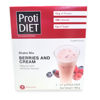 Proti diet - mélange à shake baies et crème