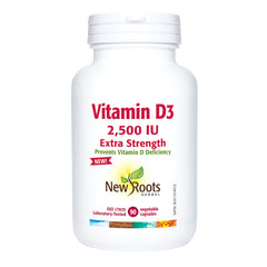 New roots - Vitamine d3 2,500 ui extra-Fort - 90 vcaps