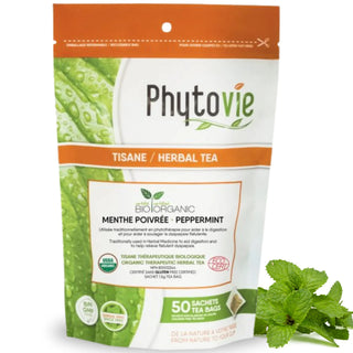 Phytovie - Tisane menthe poivrée (digestion) bio - 50 sachets