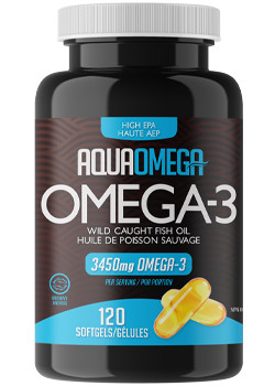 Aquaomega - riche en epa oméga-3 3456 mg 120 gélules