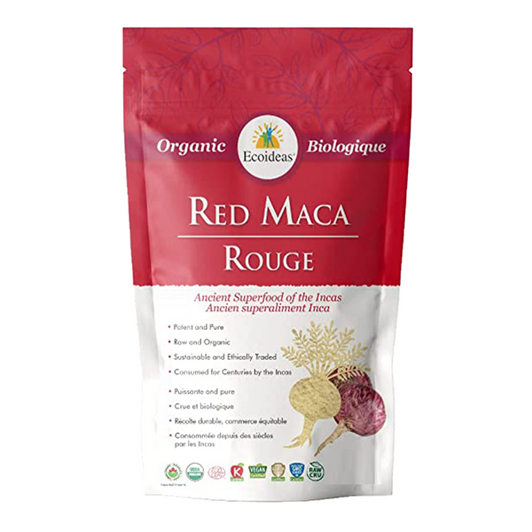Ecoideas Maca rouge bio, 227 g, poudre