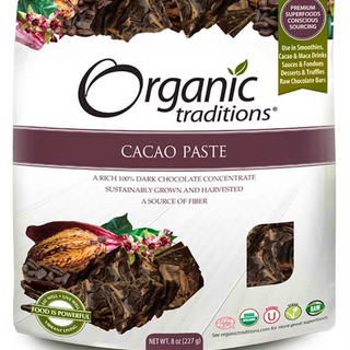 Organic traditions - pate de cacao - 454 g