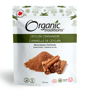 Organic traditions - Cannelle de ceylon en poudre - 227g
