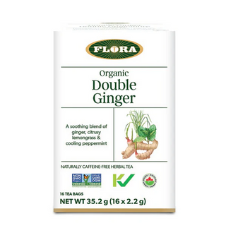 Flora - tisane biologique double gingembre 16 sachets