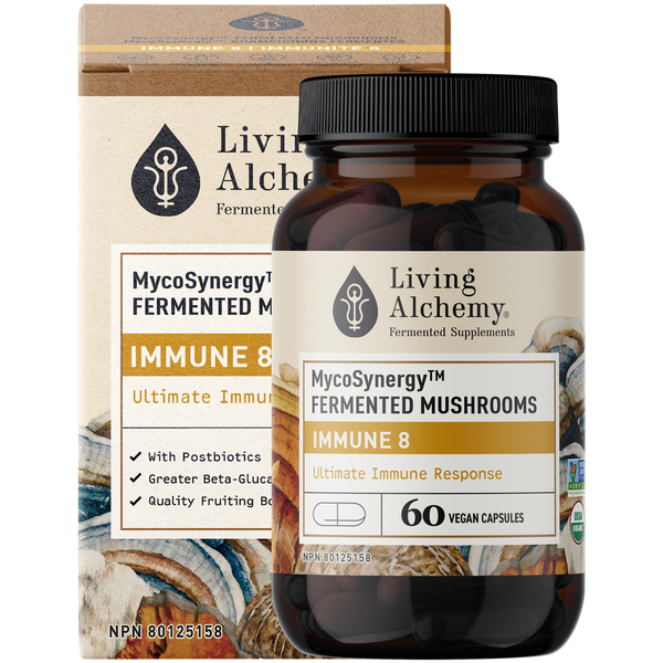 Living alchemy MycoSynergy Immunité 8, 60 capsules végétales