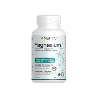 Nutripur - Magnesium bisglycinate entierement chélaté - 180 vcaps