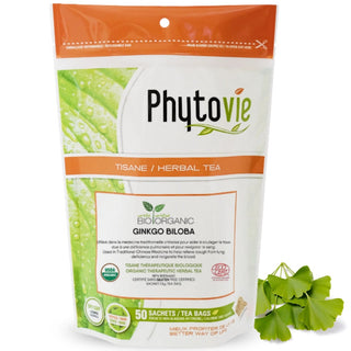 Phytovie - Tisane ginkgo biloba (toux) bio - 50 sachets