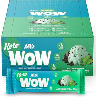 Ans performance - ketowow barre menthe-chocolat 12 x 40 g