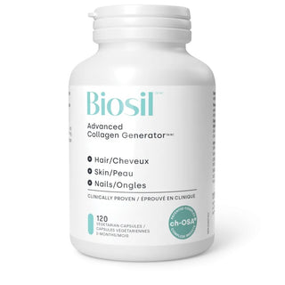 Biosil - Silice pour cheveux, peau et ongles - 120 vcaps