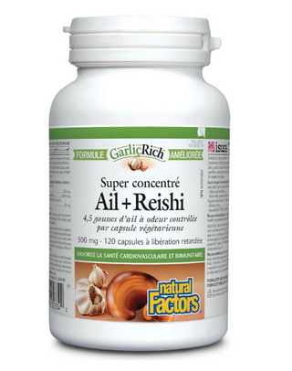 Natural factors super concentré ail + reishi