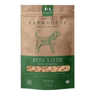 Foley dog treat co - Whole dog foie de boeuf et citrouille sg - 600 g