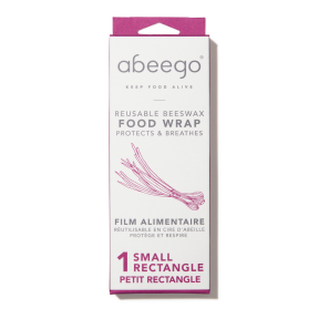 Abeego - film alimentaire en cire d'abeille , petit rectangle (1)  x 1ct