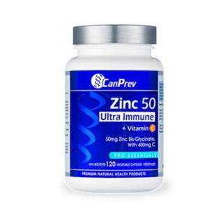 Canprev - zinc 50 - ultra immune + vitamin c 120vcap
