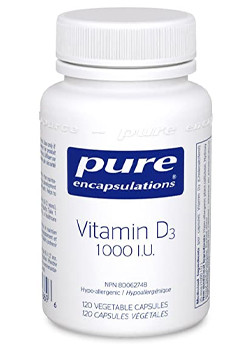 Pure encapsulations - Vitamine d3 1,000 ui
