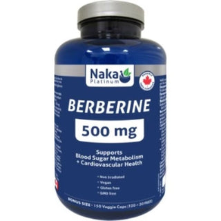 Naka - platinum berberine 500mg - 150 vcaps