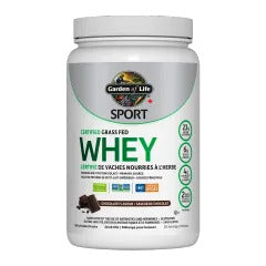 Garden of life sport - Whey lactosérum certifié de vaches nourries à l'herbe,  - 640 g