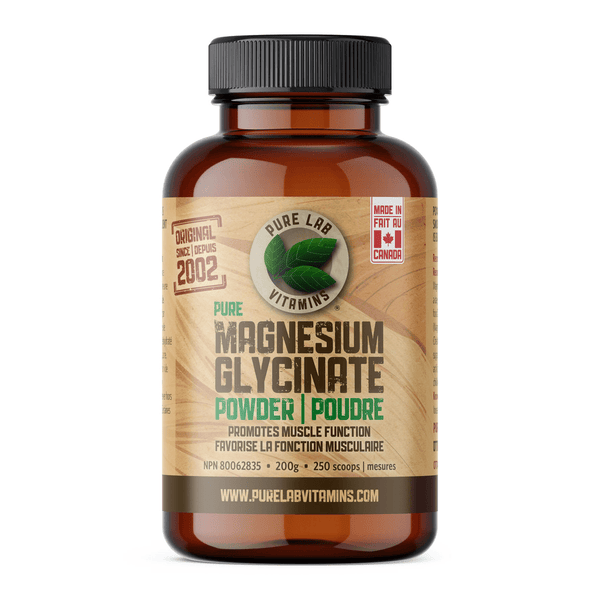 Pure lab vitamins Glycinate de magnesium, 165 mg, poudre · 200 g