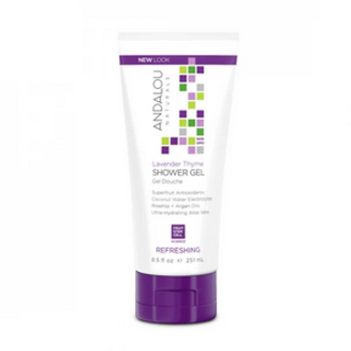 Andalou naturals - gel douche rafraîchissant à la lavande et au thym 251 ml.