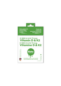 Nutrameltz - vitamine d + k2 - 15 comprimés.