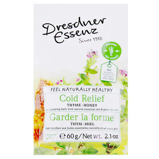 Dresdner 
essenz - Sels de bain soulagement du rhume : thyme et miel - 60g