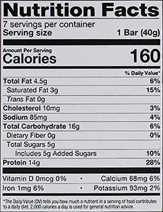 Health wise - barres protéinées – chocolat menthe – 7 barres