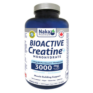 Naka - Platinum bioactive créatine monohydrate 3000 mg/4géls  - 230 vcaps