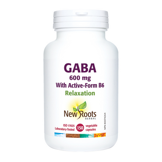 New roots - Gaba 600 mg et forme active de b6 -  150 vcaps