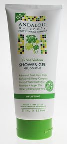 Andalou naturals - gels douche aux agrumes et à la verveine 251 ml.