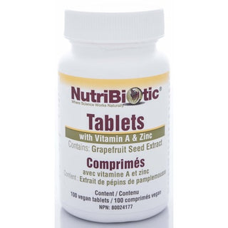 Nutribiotic - Comprimés nutribiotic avec vit a et zinc - 100 vcaps