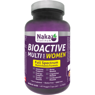 Naka - Platinum bioactive multi pour femmes - 60 caps