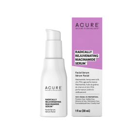Acure - sérum à la niacinamide radicalement rajeunissant 30 ml.