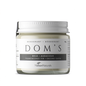 Dom's deodorant - déodorant audacieux - pot de 65 g