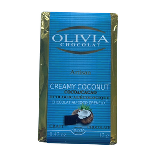 Olivia- chocolat coco crémeux 12g