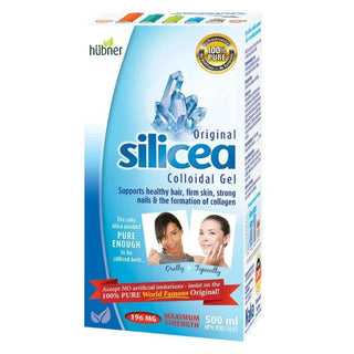 Hübner - Silicea gel colloïdal original – booster de collagène végétalien pour cheveux, peau et ongles - 500ml