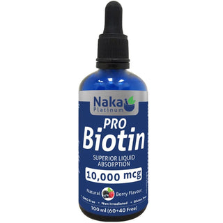 Naka - platinum pro biotin 10,000 mcg : baies - 100 ml
