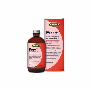 Flora - Fer(+) avec complex de vitamines b - 240 ml
