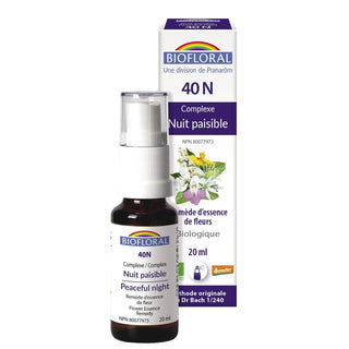 Biofloral - Fleurs de bach : urgence et crise, nuit - 20 ml