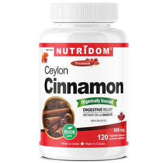 Nutridom premium - Cannelle de ceylan 600 mg - 120 vcaps