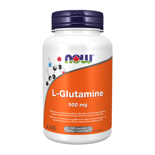 Now - L-Glutamine 500mg - 120 vcaps