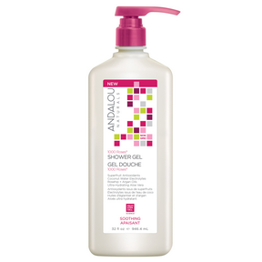 Andalou naturals 1000 roses soothing shower gel 946ml.