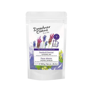 Dresdner essenz - Sels de bain 
pause-Detente : lavende et houblon - 880g