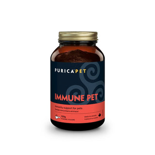 Purica immune pet | soutien immunitaire pour chiens et chats | 8 champignons médicinaux & ashwagandha 100g