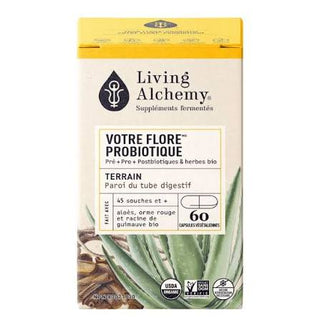 Living alchemy - Votre flore probiotique terrain - 120vcaps