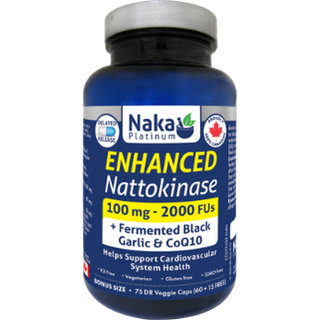 Naka - Platinum enhanced nattokinase - 75 vcaps lr