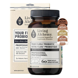Living alchemy - Professionnelle, votre flore probiotique - 60 vcaps