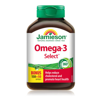 Jamieson - Omega-3 select (1000 mg) prime - 150+50 gél.