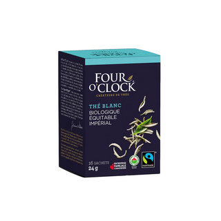 Four o clock - thé blanc impérial bio - 16sachets