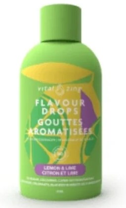 Vital zing - Gouttes aromatisées (citron et lime ) - 45 ml