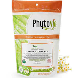 Phytovie - Tisane camomille (calmant et digestif) bio- 50 sachets